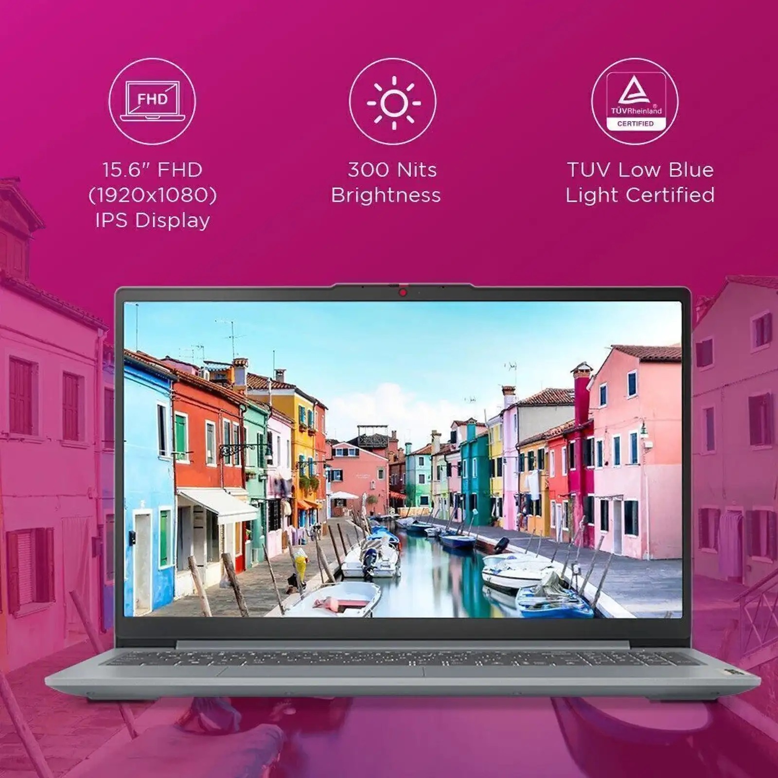 Lenovo IdeaPad Slim 3 with 1Yr ADP AMD Ryzen 5 Quad Core 7520U - (16 GB/512 GB SSD/Windows 11 Home) 15AMN8 Thin and Light Laptop (15.6 Inch, Arctic Grey, 1.62 kg, With MS Office) - Image 3